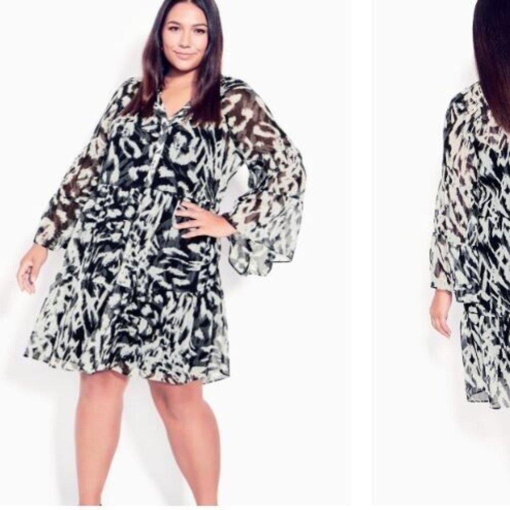 New with Tags Valin Animal Print Dress Women's Plus 22-24
